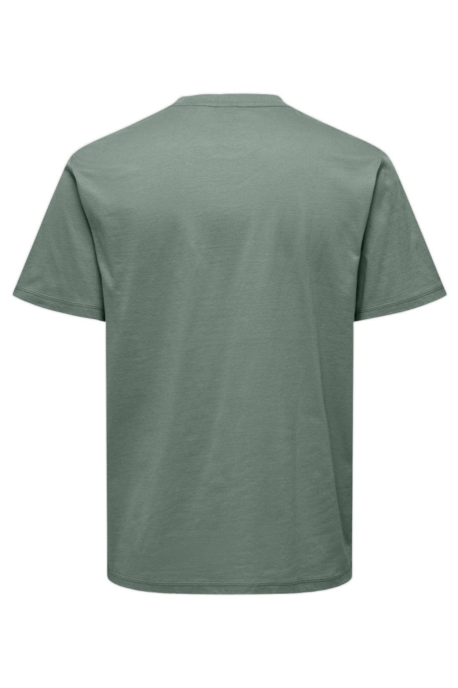 ONSMAX LIFE SS STITCH TEE NOOS 22025208 ICEBERG GREEN