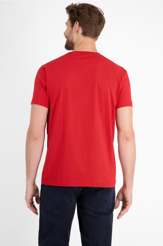 BASIC TSHIRT MET LOGOSTEEK 24D3000 338 Urban Red