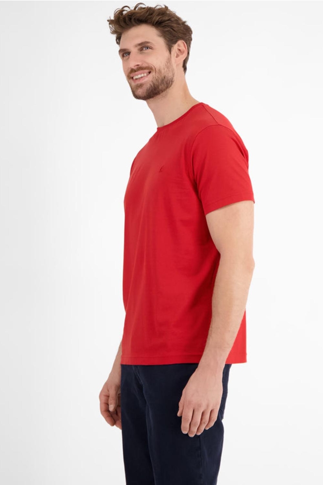 BASIC TSHIRT MET LOGOSTEEK 24D3000 338 Urban Red