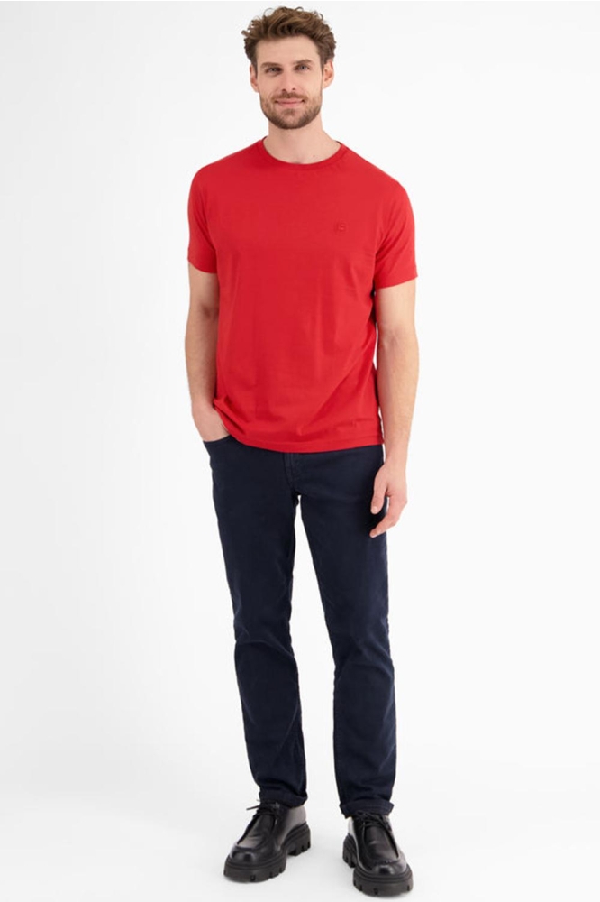 BASIC TSHIRT MET LOGOSTEEK 24D3000 338 Urban Red