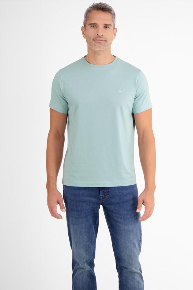 BASIC TSHIRT MET LOGOSTEEK 24D3000 408 Cloud Blue