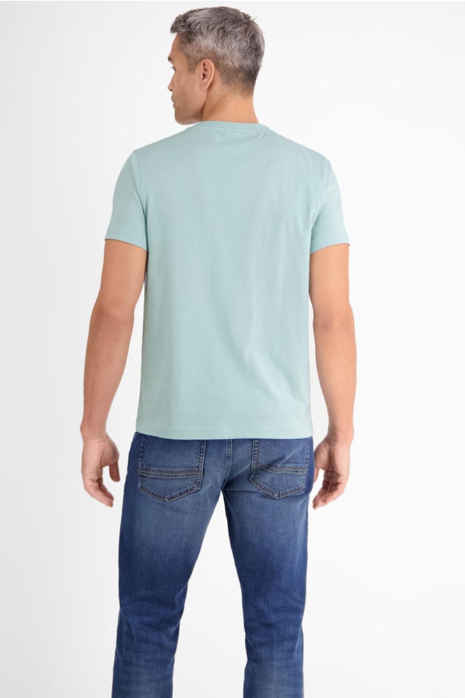 BASIC TSHIRT MET LOGOSTEEK 24D3000 408 Cloud Blue