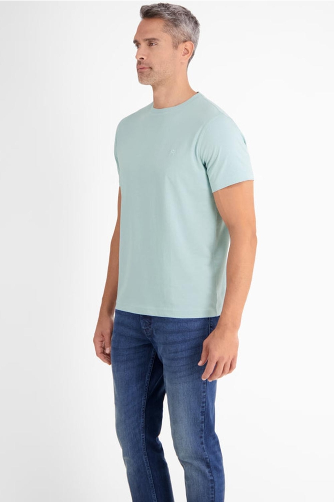 BASIC TSHIRT MET LOGOSTEEK 24D3000 408 Cloud Blue