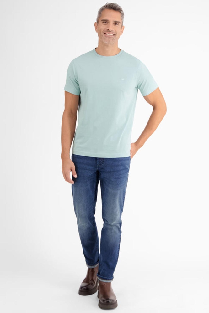 BASIC TSHIRT MET LOGOSTEEK 24D3000 408 Cloud Blue