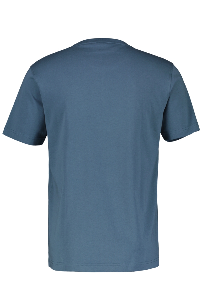 BASIC TSHIRT MET LOGOSTEEK 24D3000 443 Crispy Blue