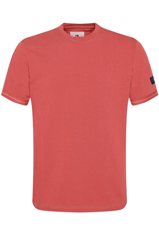 HEAVY JERSEY KATOENEN TSHIRT 155215 4000 deep coral