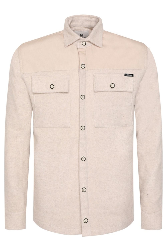 ZACHT OVERSHIRT MET KNOPEN 335235 1002 sand