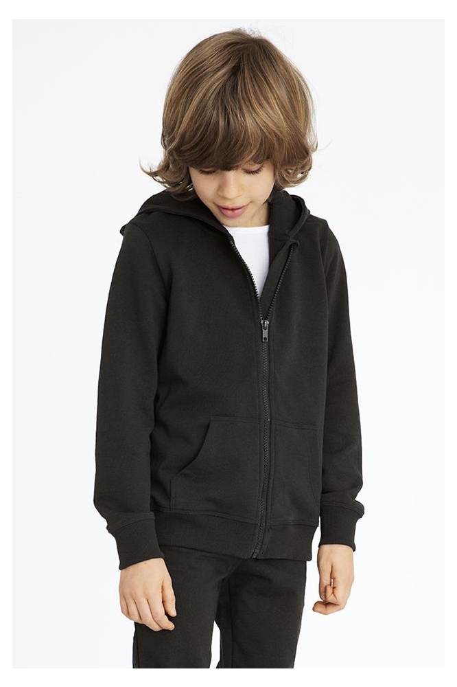 NKMNESWEAT CARD W HOOD BRU NOOS 13224921 Black