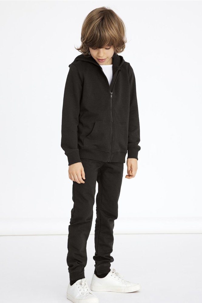 NKMNESWEAT CARD W HOOD BRU NOOS 13224921 Black