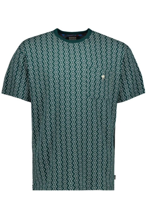 Scotch & Soda jacquard relaxed fit t-shirt