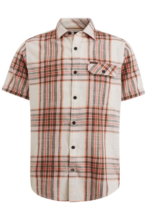 PME legend short sleeve shirt ctn slub check