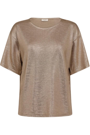 Freequent T-shirt FQSATINA TEE 205153 SILVER MINK