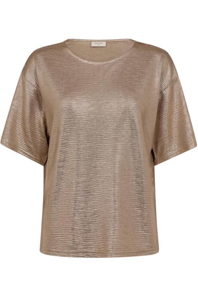 FQSATINA TEE 205153 SILVER MINK