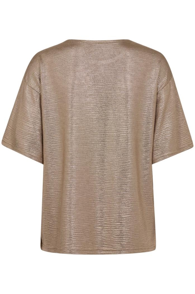 FQSATINA TEE 205153 SILVER MINK