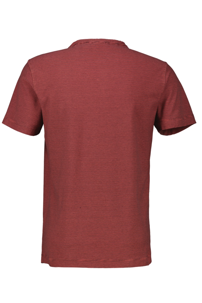 GESTREEPT TSHIRT 2523910 331 Earth Red