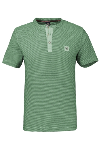 Lerros T-shirt GESTREEPT TSHIRT 2523910 612 Sage Green