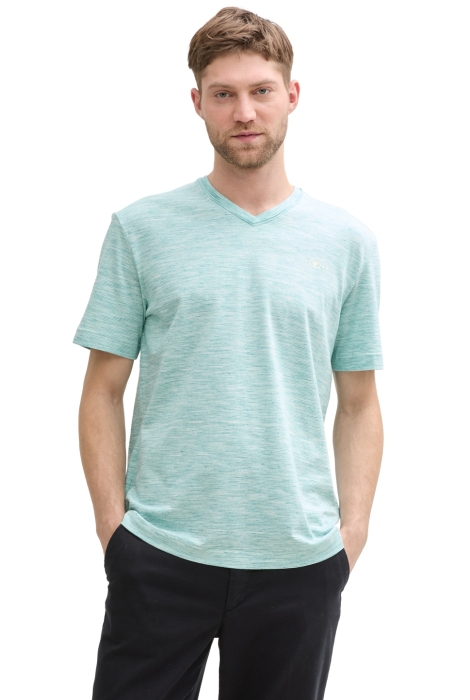 Tom Tailor injected v-neck t-shirt