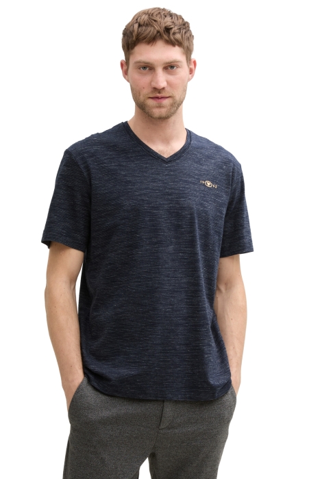 Tom Tailor injected v-neck t-shirt