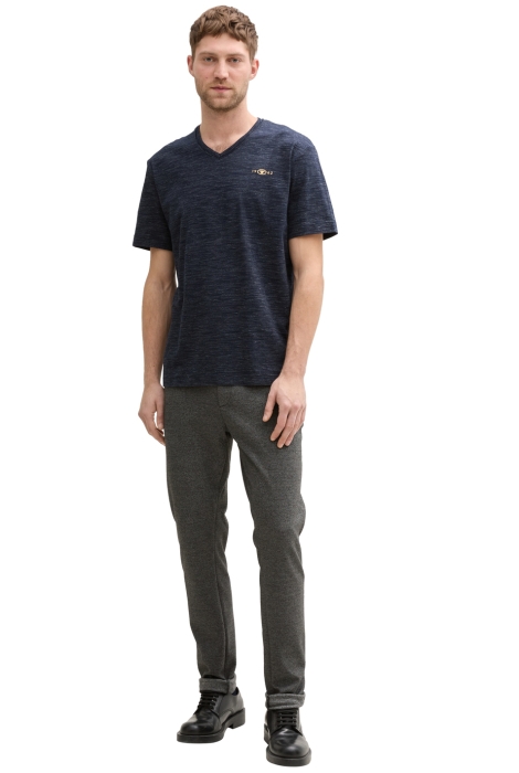 Tom Tailor injected v-neck t-shirt