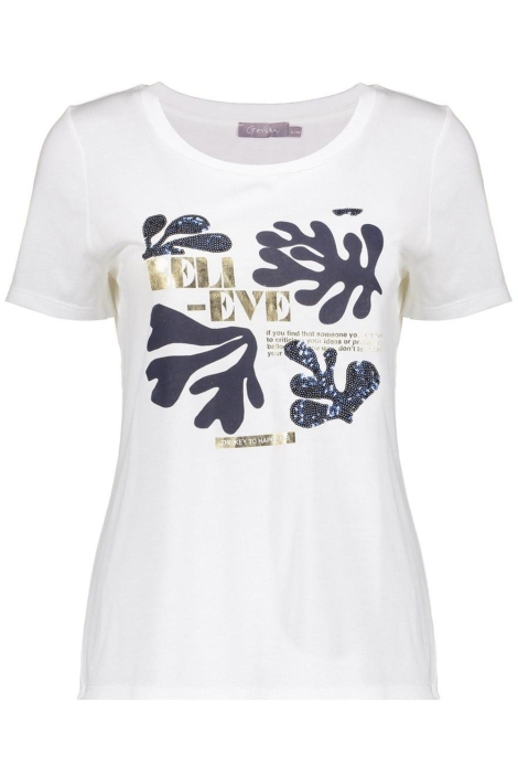 Geisha t-shirt `believe`