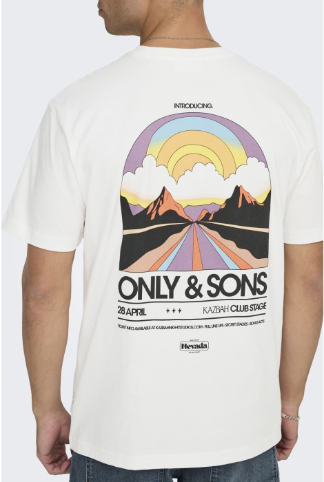 Only & Sons onskazbah print rlx ss tee