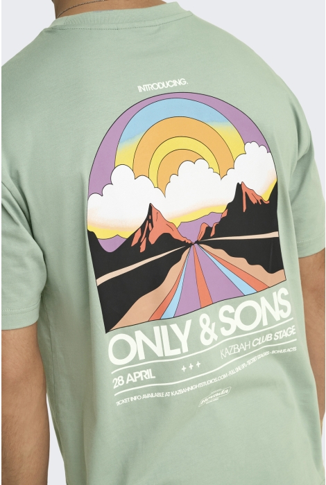 Only & Sons onskazbah print rlx ss tee