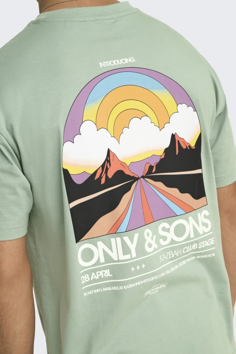 Only & Sons onskazbah print rlx ss tee