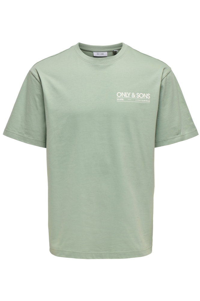 ONSKAZBAH PRINT RLX SS TEE 22033751 ICEBERG GREEN/KAZBAH ICE