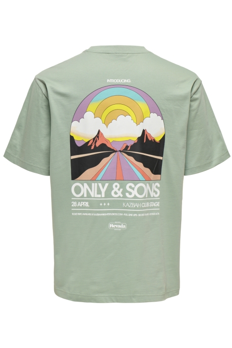 Only & Sons onskazbah print rlx ss tee