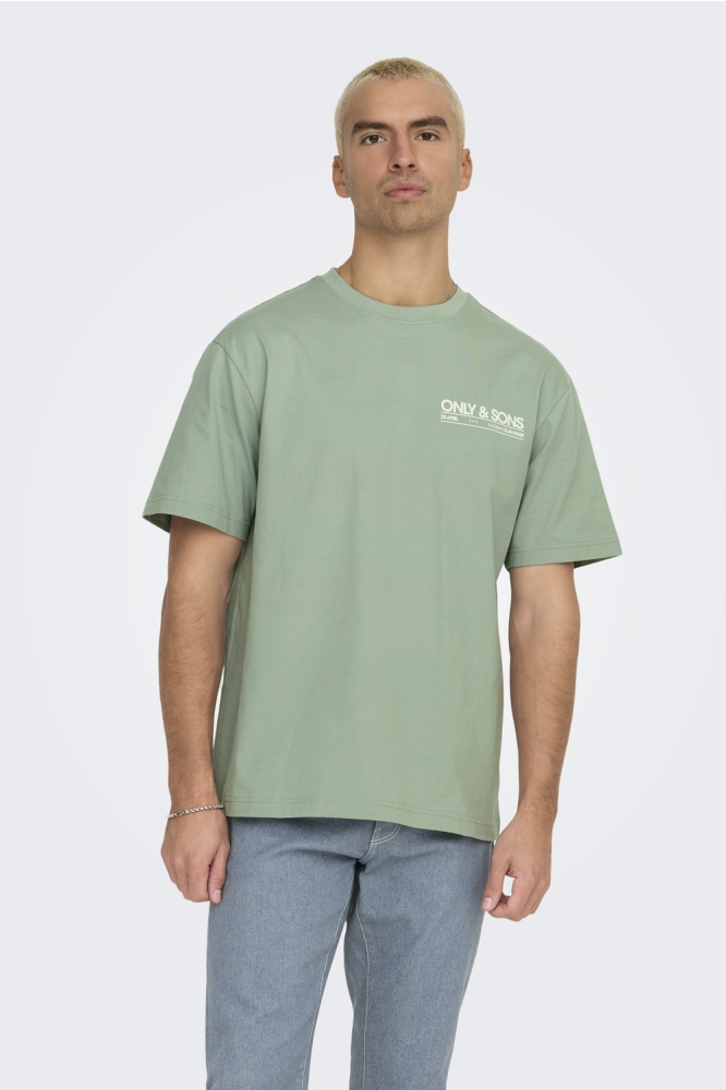 ONSKAZBAH PRINT RLX SS TEE 22033751 ICEBERG GREEN/KAZBAH ICE