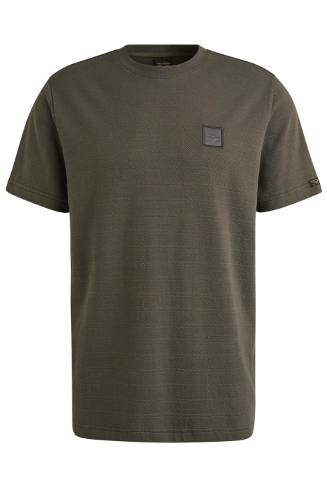 PME legend short sleeve r-neck jacquard strip