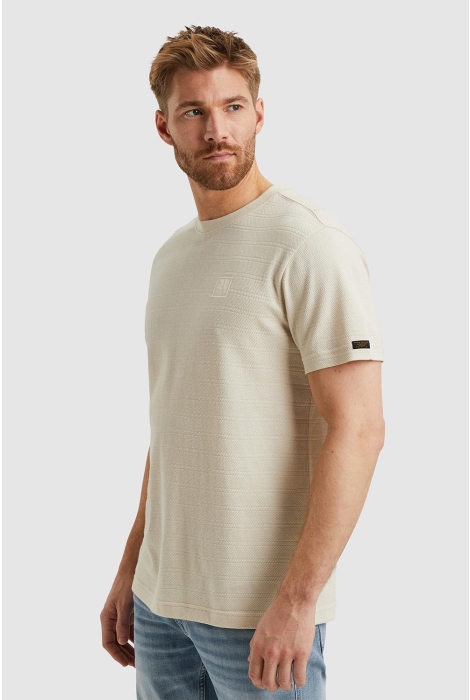 PME legend short sleeve r-neck jacquard strip