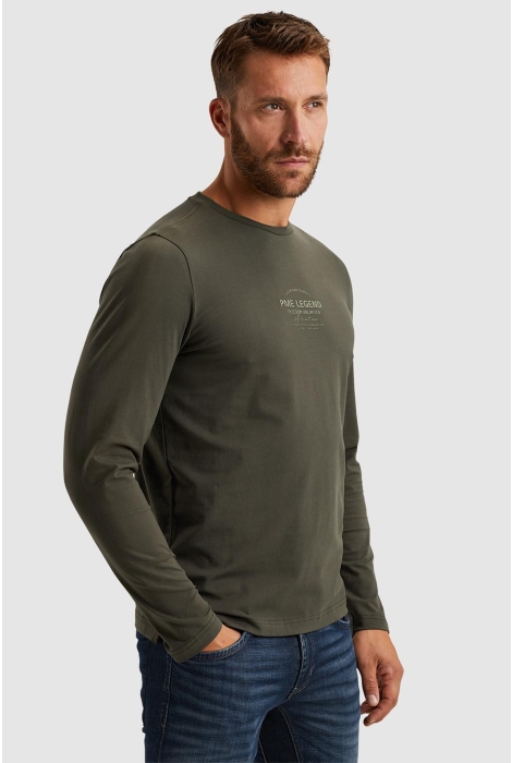 PME legend long sleeve r-neck cotton elastan