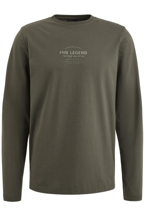 PME legend long sleeve r-neck cotton elastan