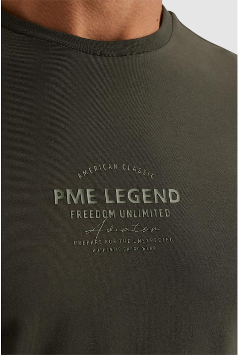 PME legend long sleeve r-neck cotton elastan