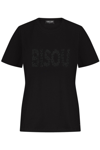 Lady Day T-shirt BISOU T SHIRT L21 505 2316 BISOU BLACK