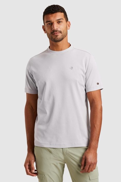 Cast Iron short sleeve r-neck regular fit in