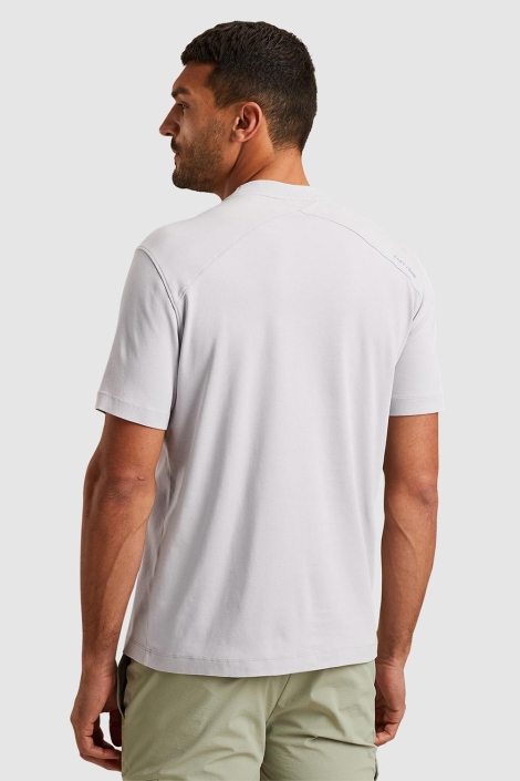 Cast Iron short sleeve r-neck regular fit in