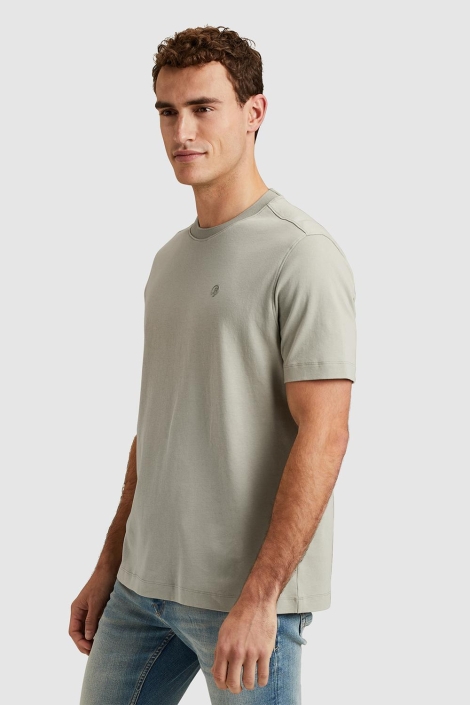 Cast Iron short sleeve r-neck regular fit in