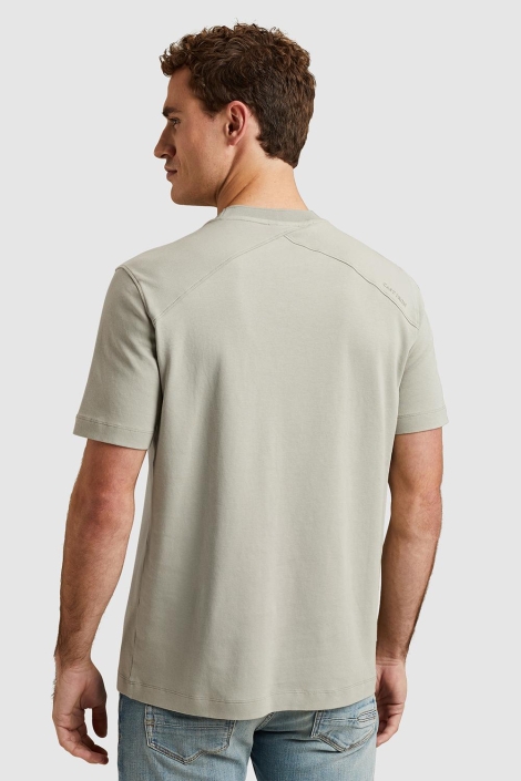 Cast Iron short sleeve r-neck regular fit in