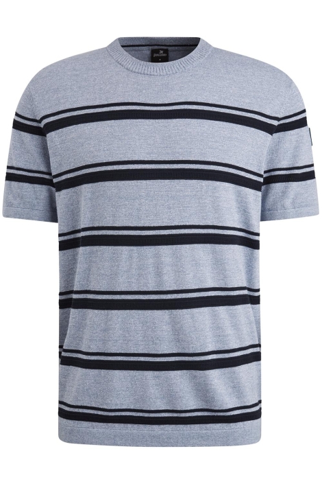 Vanguard short sleeve r-neck cotton linen b