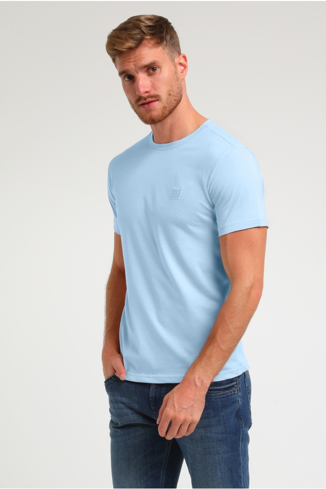 PREMIUM T SHIRT MET STRETCH 152713 4001 bright blue