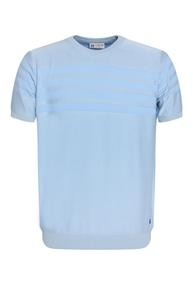 GESTRUCTUEERD T SHIRT 155511 4001 bright blue