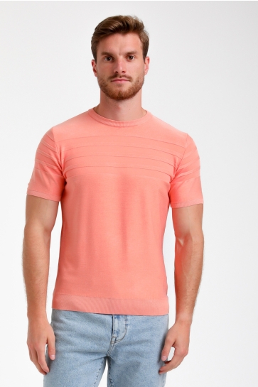 Gabbiano T-shirt GESTRUCTUEERD T SHIRT 155511 4002 light coral