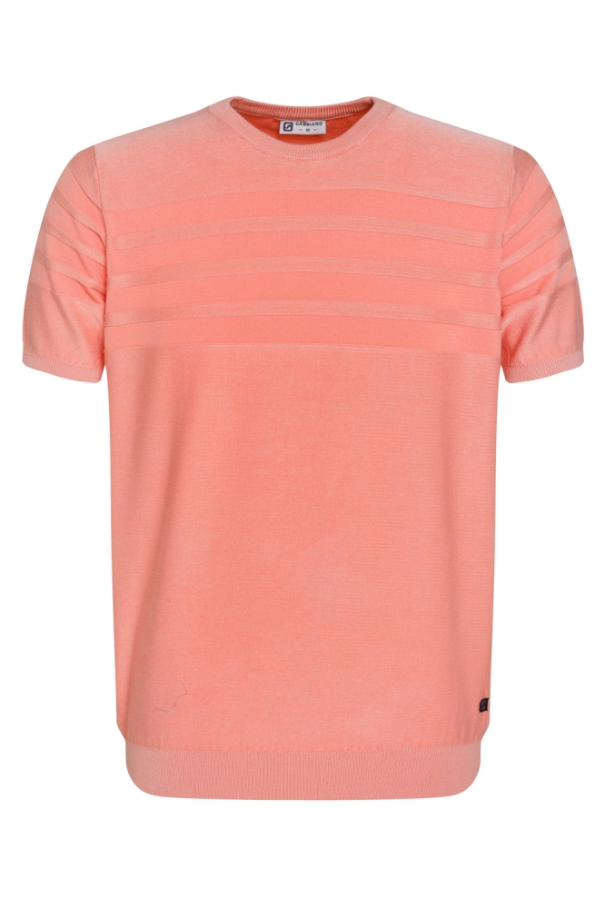 GESTRUCTUEERD T SHIRT 155511 4002 light coral