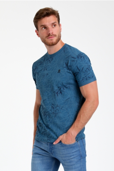 Gabbiano T-shirt T SHIRT MET PRINT 155513 0003 petrol