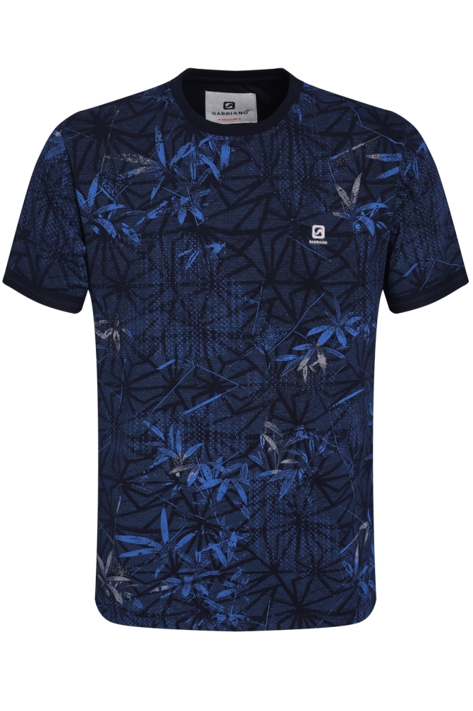 T SHIRT MET PRINT 155513 301 navy