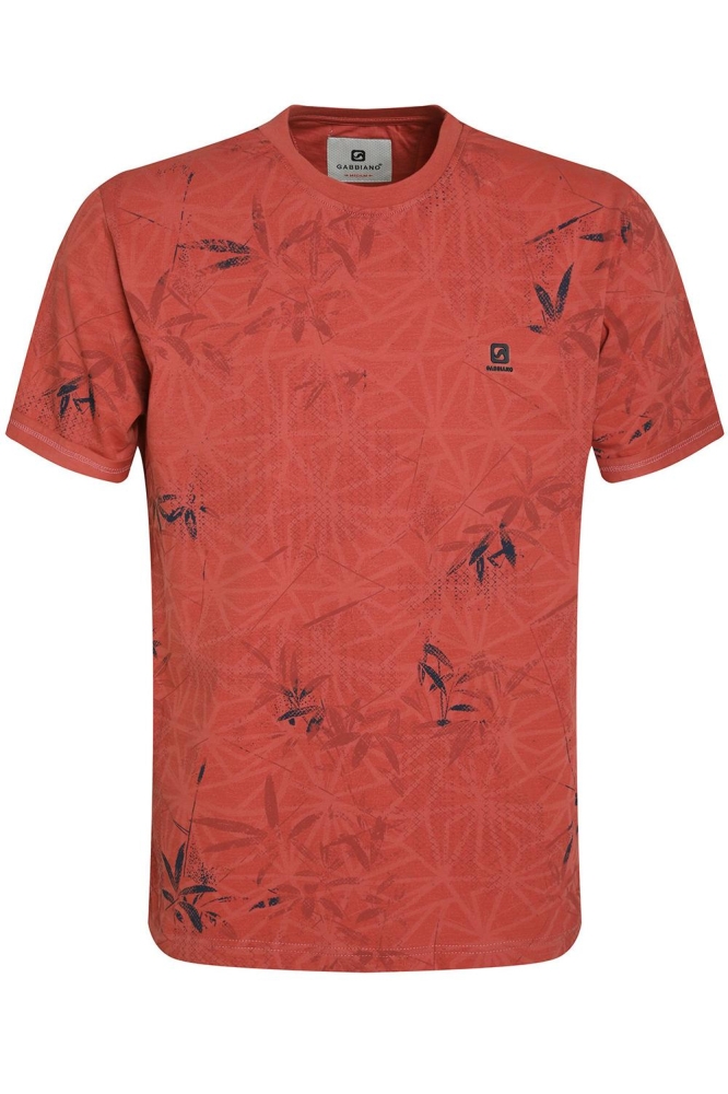 T SHIRT MET PRINT 155513 4000 deep coral