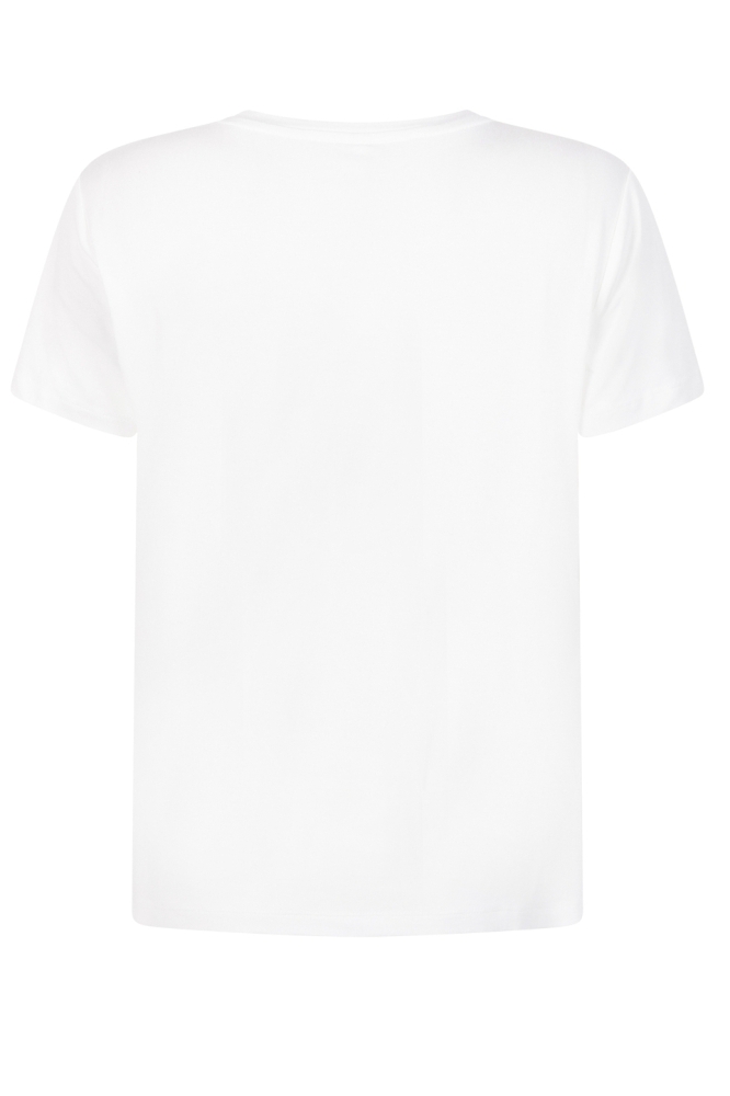 VALERIE COTTON JERSEY T SHIRT 251 0005-0007 OFF WHITE/SAND