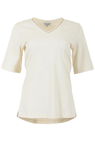 Maicazz T-shirt MOPANNE T SHIRT SP25 75 333 COCONUT MILK